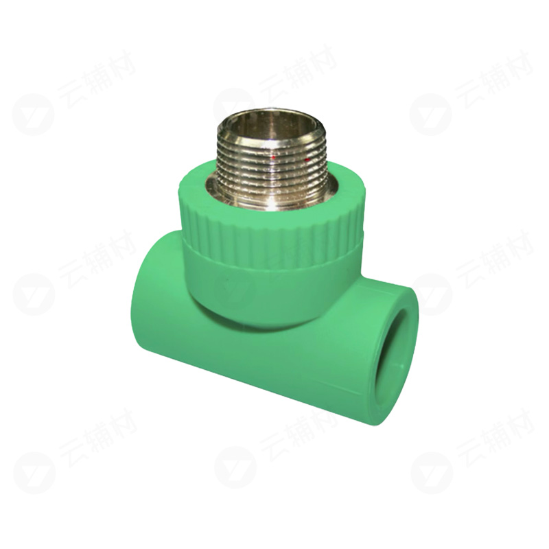 爱康绿色PPR 外螺三通25*3/4