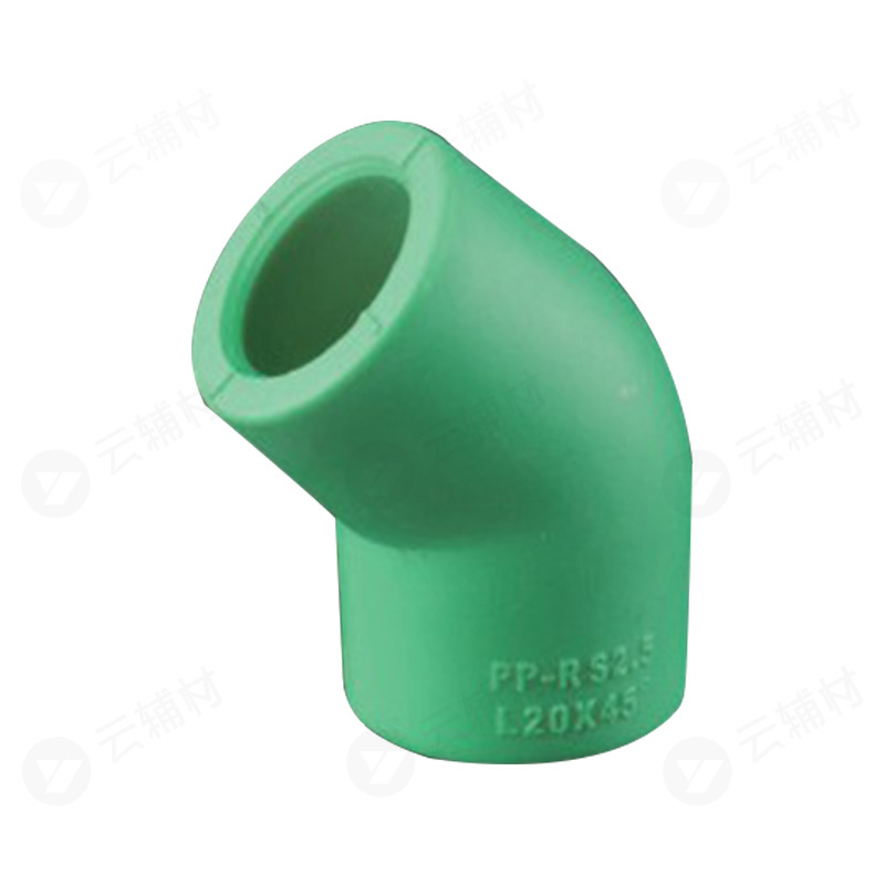 柏可威绿色PPR 45弯头20mm