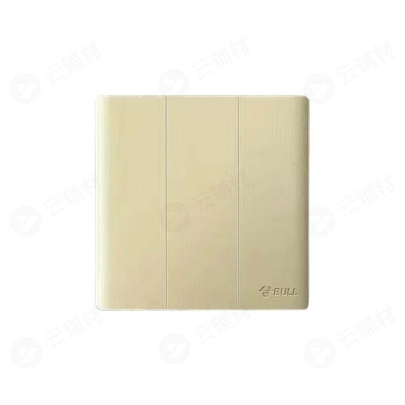 公牛 G25香槟金 大板三开单K311（16A）