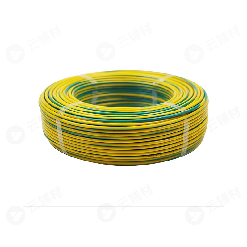 武汉二厂ZCBV4.0^七芯阻燃电线 双色 100米