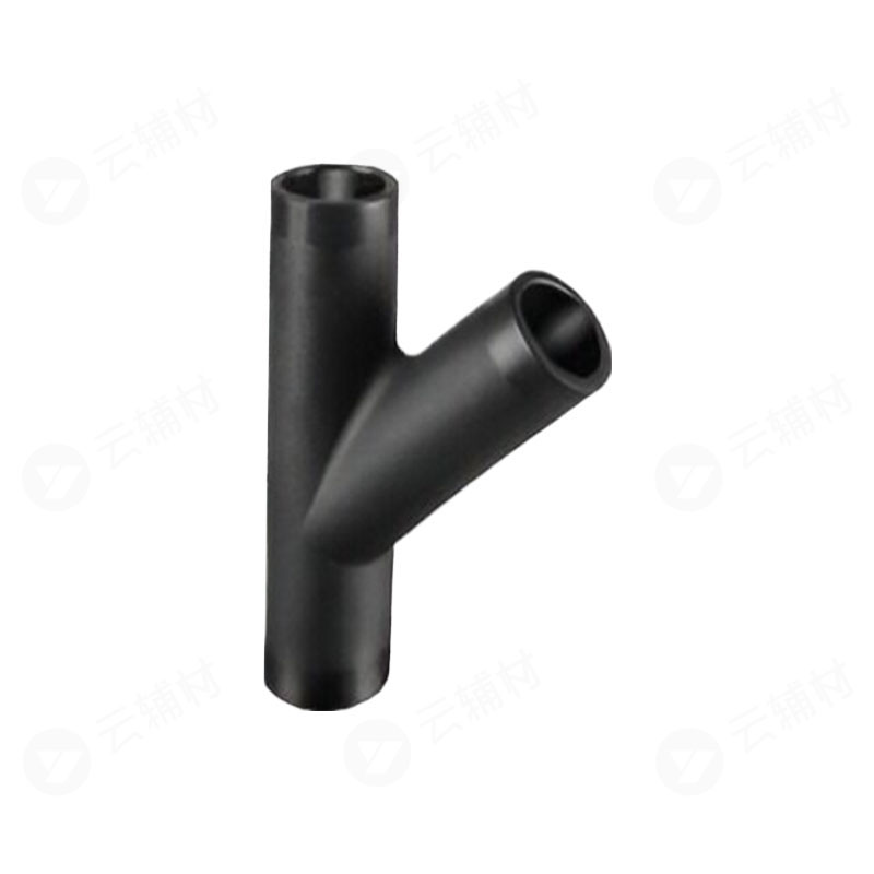 联塑HDPE管件 45斜三通DN125x63