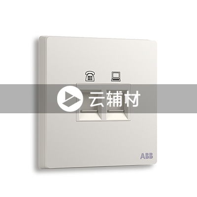 AF330二位电话RJ11/6类电脑插座RJ45