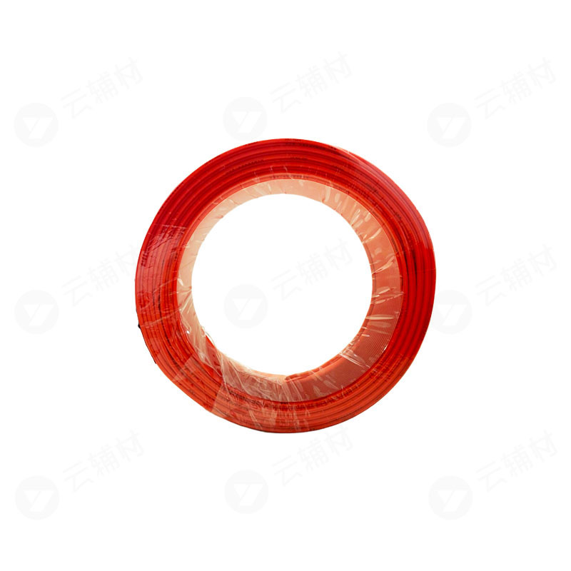 武汉二厂JZBV10^双层阻燃电线 红色 100米